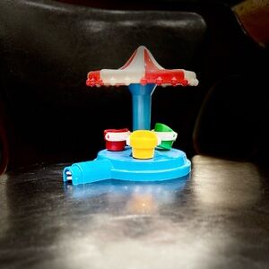 Disney vintage train set merry go round ride used condition